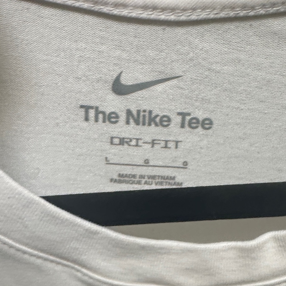 Nike White and Gray Athletic Dept. Men's Tee - Picture 2 of 3